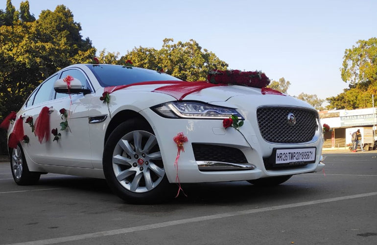 Luxury Jaguar Xf Self Drive Cab On Rent At Punjab Rent A Car