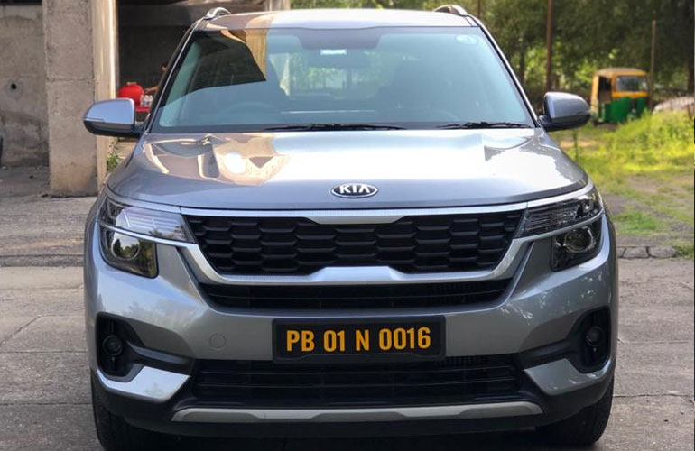 Self Drive Kia Seltos HTK Plus Automatic, Punjab Rent a Car